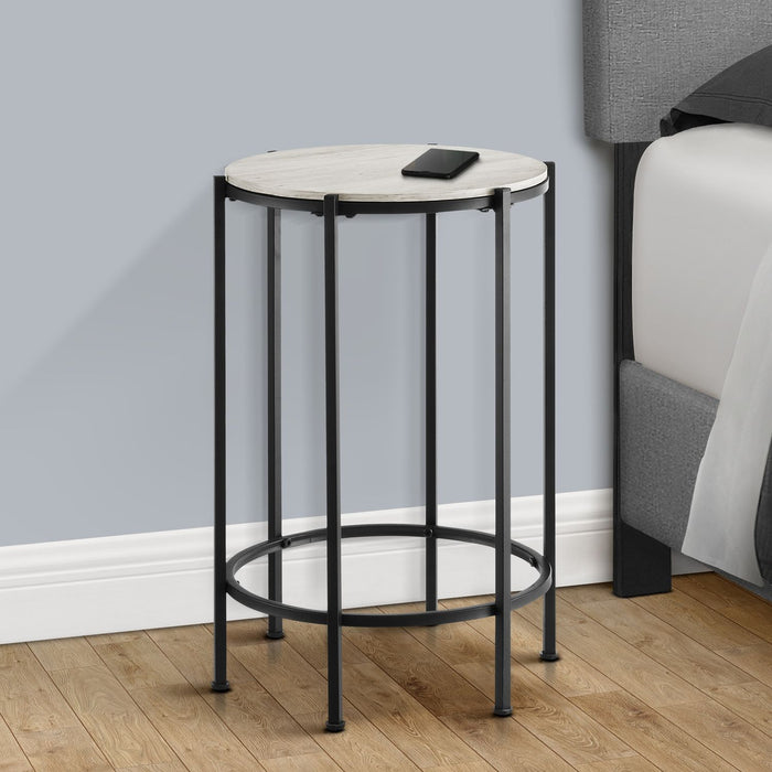 Contemporary Round Accent Table For Living Room