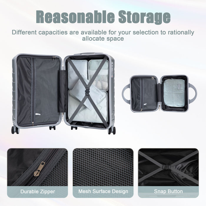 Spinner Luggage Set With Combination Lock