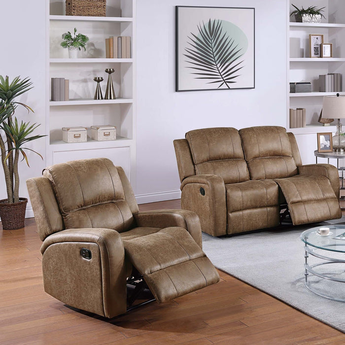 Modern Living Room Set With Square Armrest, Cushion Backrest