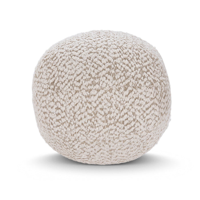 Maris - Round Pillow - Ivory / Natural