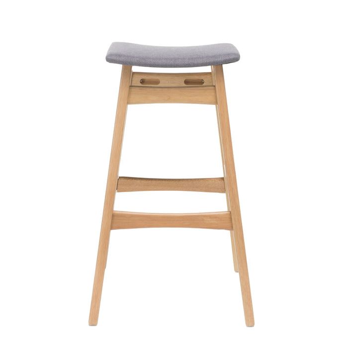 Modern Bar Stool Set With Upholstered Seating