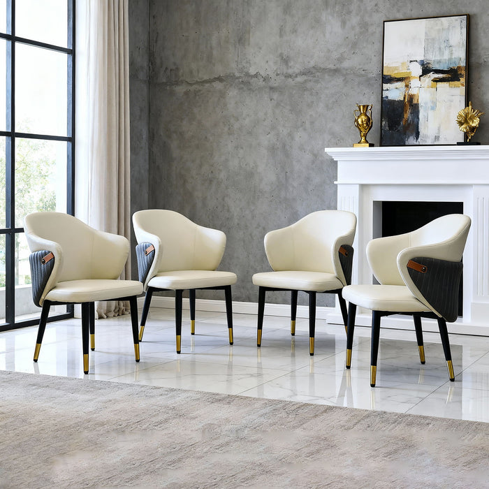 Dining Chairs Ergonomic (Set of 2) - Beige