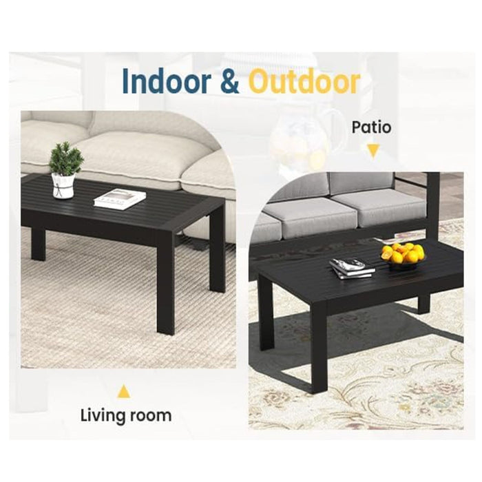 Outdoor Patio Set, All-Weather With Thick Cushions