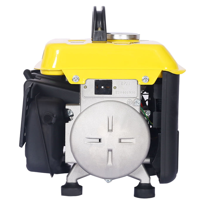 Portable Outdoor Generator Low Noise Gas Powered For Home Use - Yellow