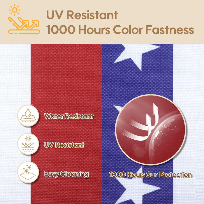 2 Piece Outdoor Chaise Lounge Cushion Set, Replacement Cushions For Patio Furniture, Flag - Red Striped