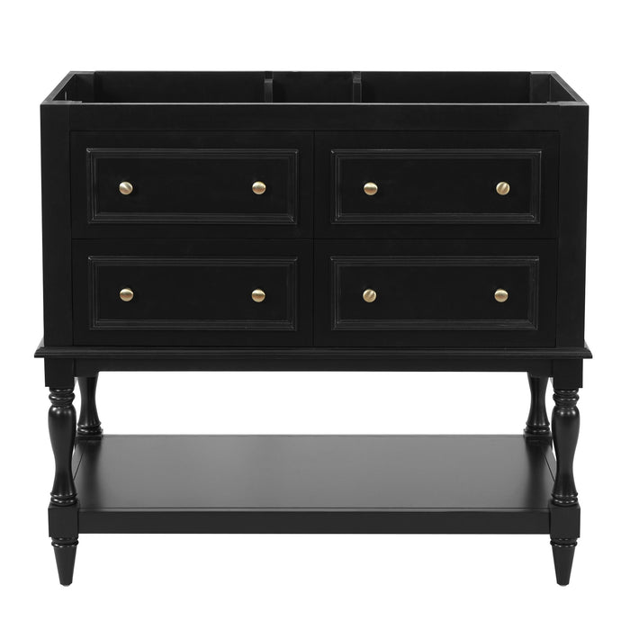 Modern Bathroom Vanity Cabinet With 4 Drawers