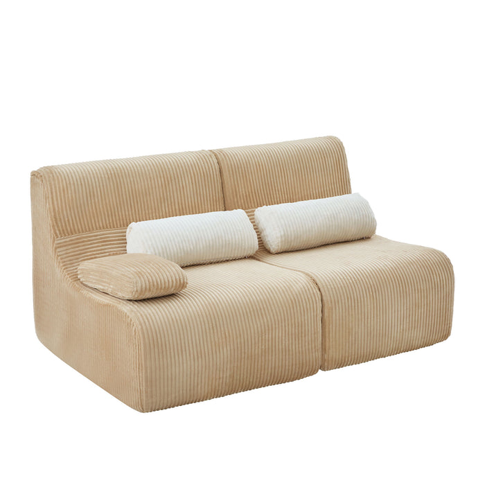 Modern Sectional Loveseat With Ergonomic Design