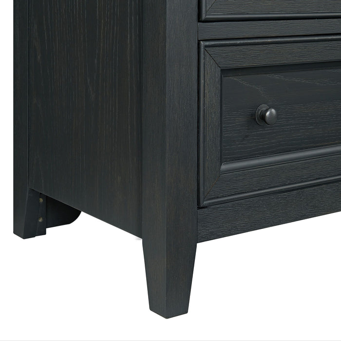 3 Drawer Nightstand With USB Charging Port