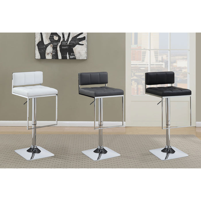 Adjustable Bar Stool, Height-Adjustable For Modern Dining Spaces
