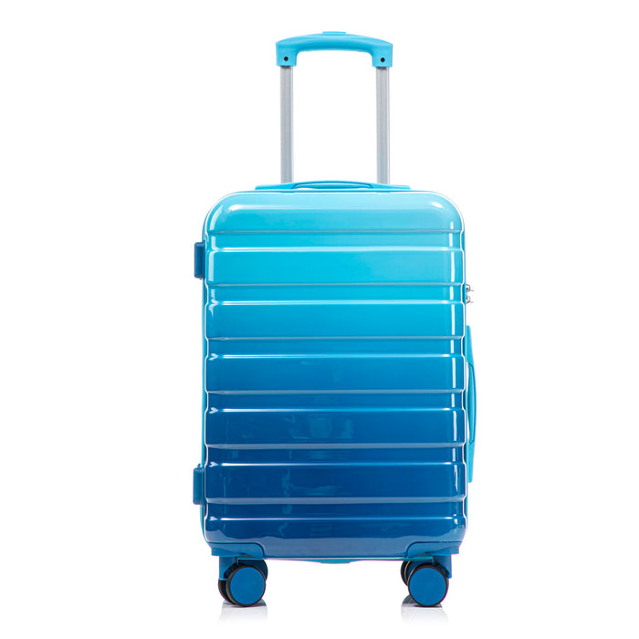 Luggage Set 14" / 20" With Combination Lock And Cosmetic Case