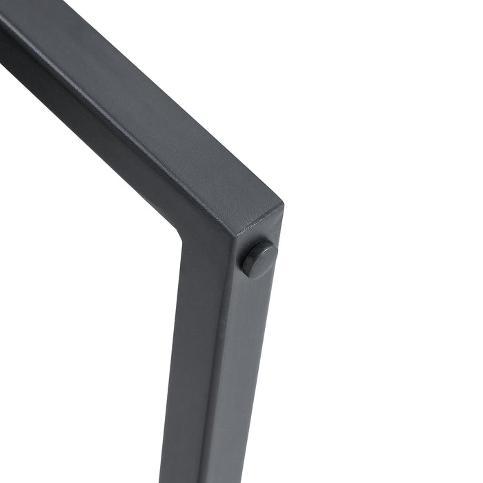 Ergonomic Technology Fabric Dining Chairs With Black Metal Legs, Comfortably Simple Design, (Set of 4) - Brown