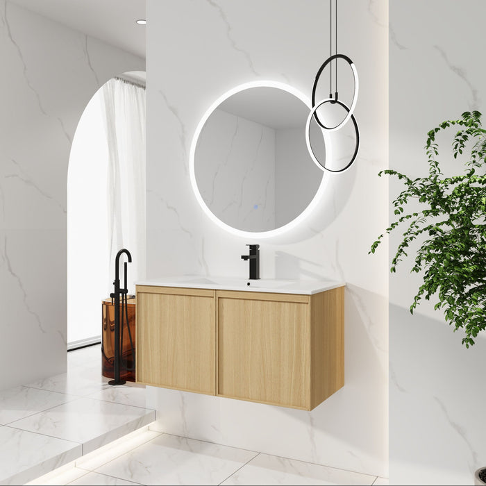 Floating Bathroom Vanity With Sink Combo