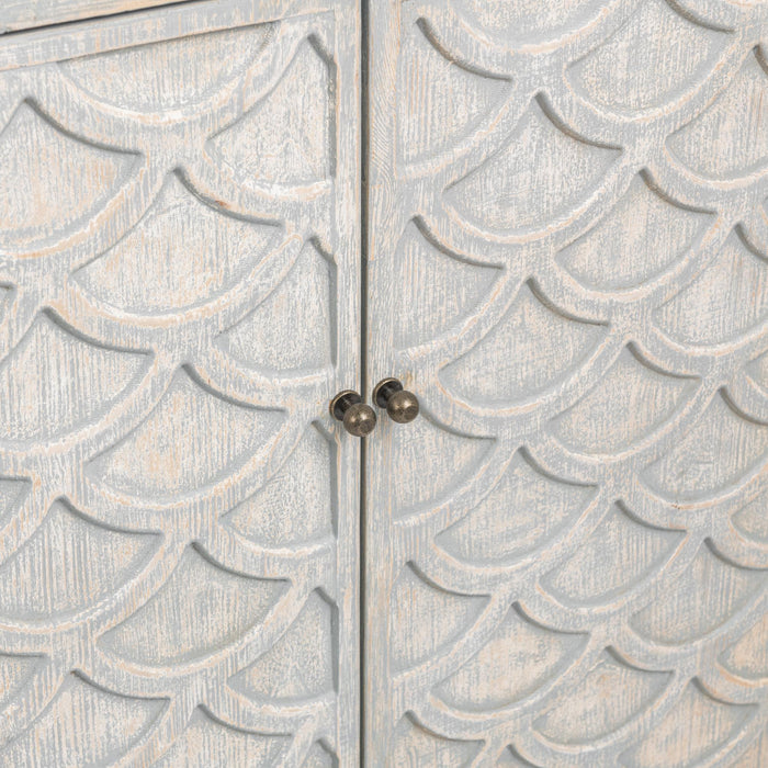 Malibu - 8 Door Cabinet - Blue Washed