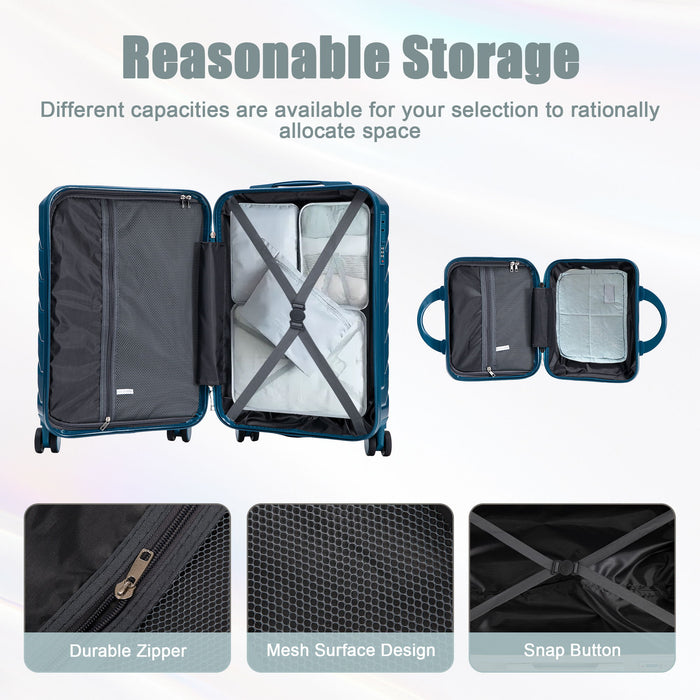 Spinner Luggage Set & Combination Lock