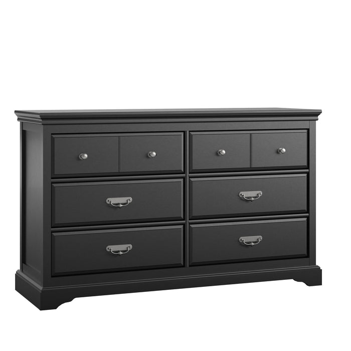 Bristol - 6 Drawer Dresser - Black