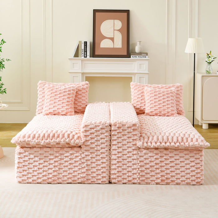 Multifunctional Sofa, Side-By-Side Or Facing Each Other