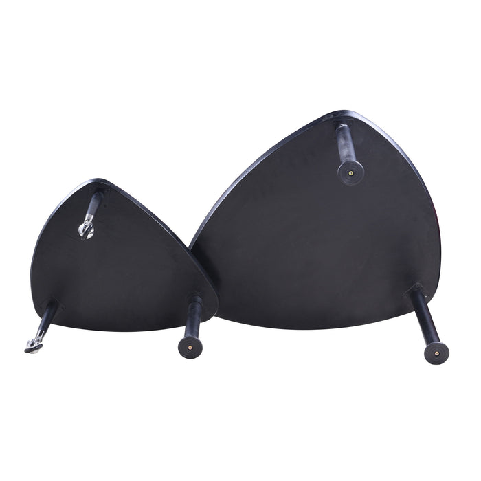 360 Degree Rotatable Coffee Table With Solid Legs