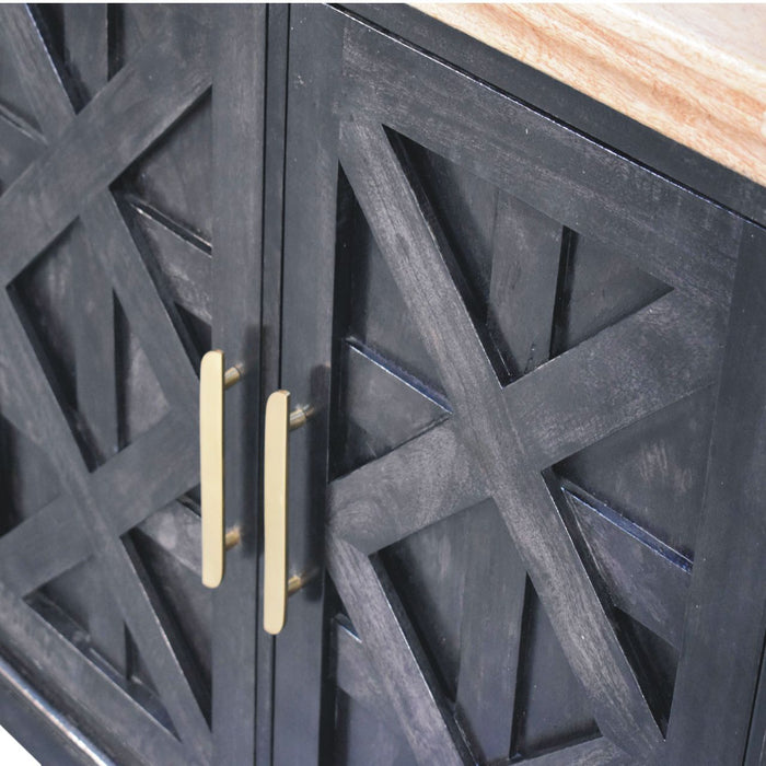 Regal - Rustic Sideboard - Black