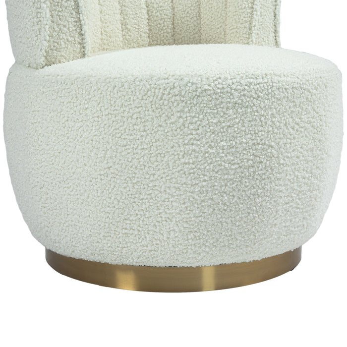 360 Degree Swivel Cuddle Barrel Accent Sofa Chair