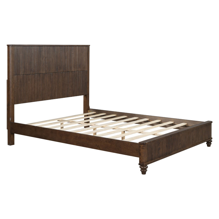 Platform Bed Frame With Tall Headboard