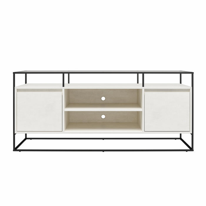 Camley - Media Console TV Stand - White