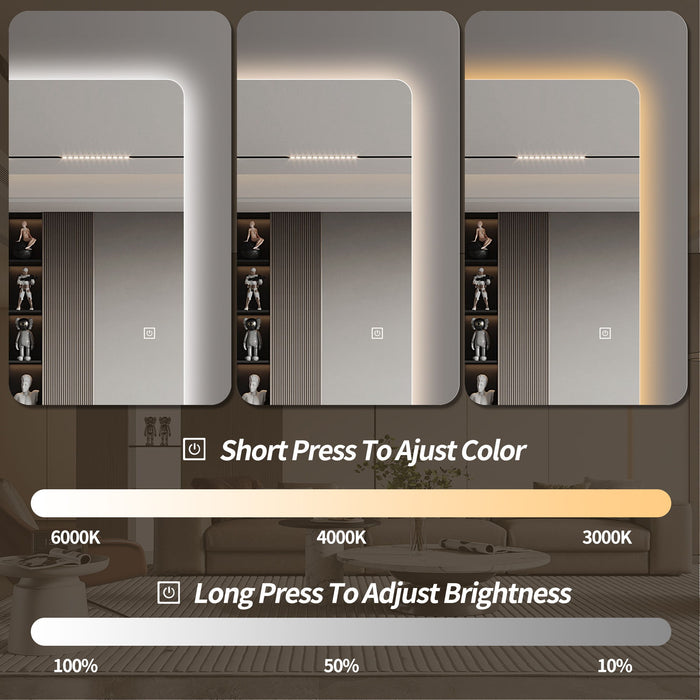 Wall Mounted LED Full Length Mirror