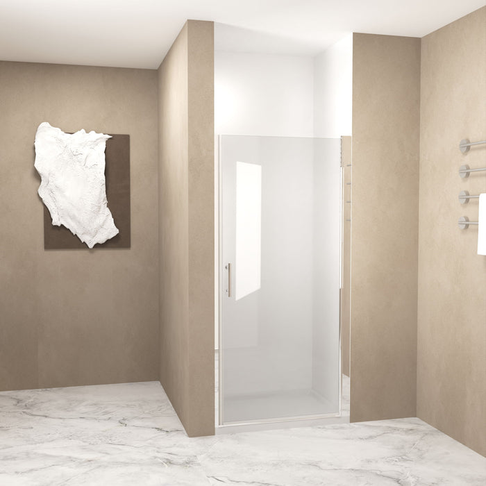 Shower Door With Glass And Explosion Proof Safety Film