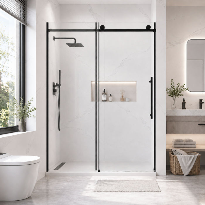 Frameless Shower Door With Soft Closing