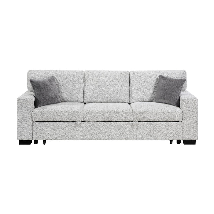Prato - Sofa With Pull Out Sleeper And USB - Gray