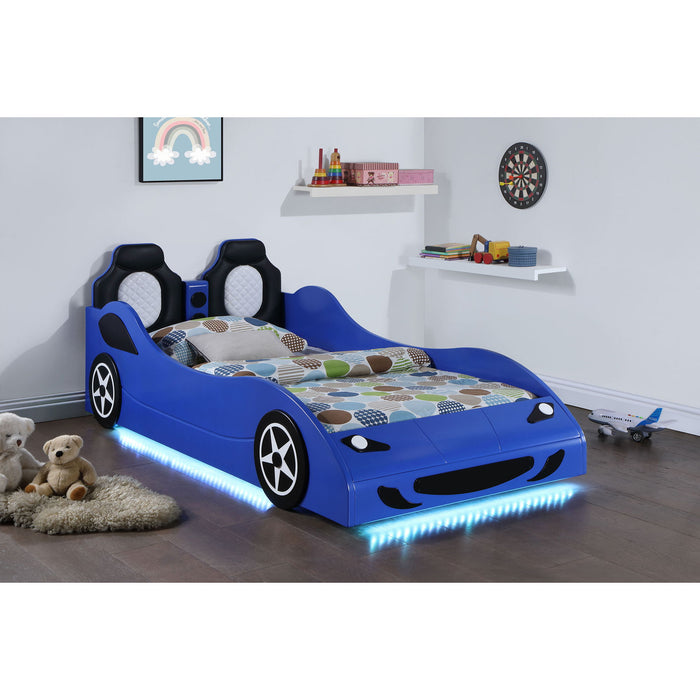 Solana - Race Car Bed With Underglow Lights