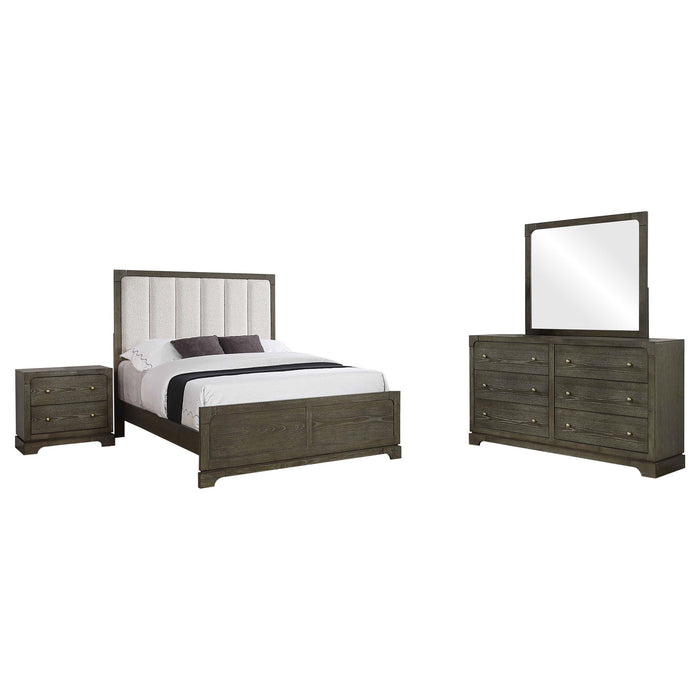 Harbington - Bedroom Set With Upholstered Headboard