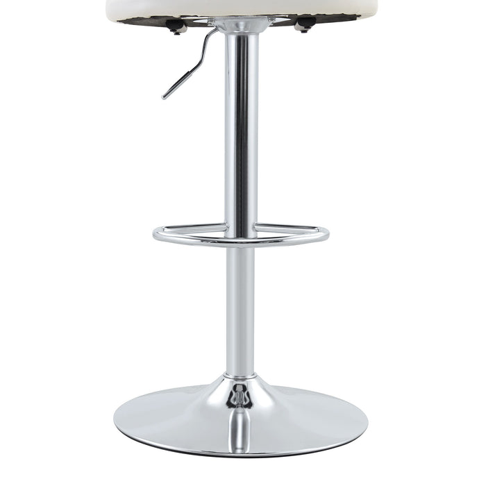 Adjustable Height Bar Stools With Footrest For Kitchen Island (Set of 2)