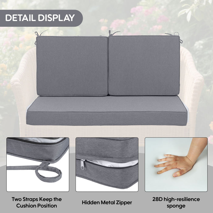 Deep Seat Waterproof Replacement Patio Chair Cushions For Patio Furniture