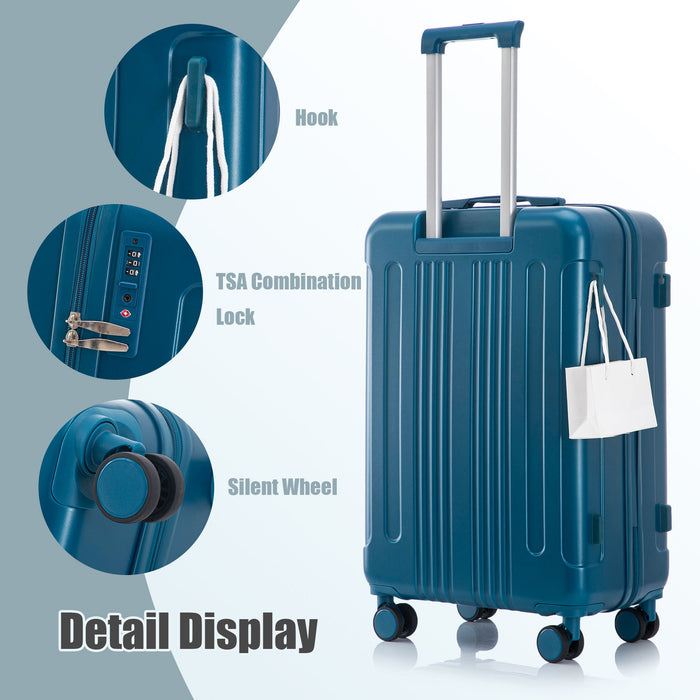 Spinner Luggage Set 20" / 24"/ 28", Lightweight Hard Shell With 360° Silent Wheels