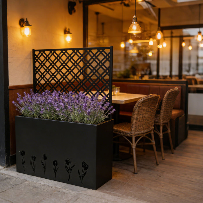 Tall Planter Raised Garden Bed With Trellis