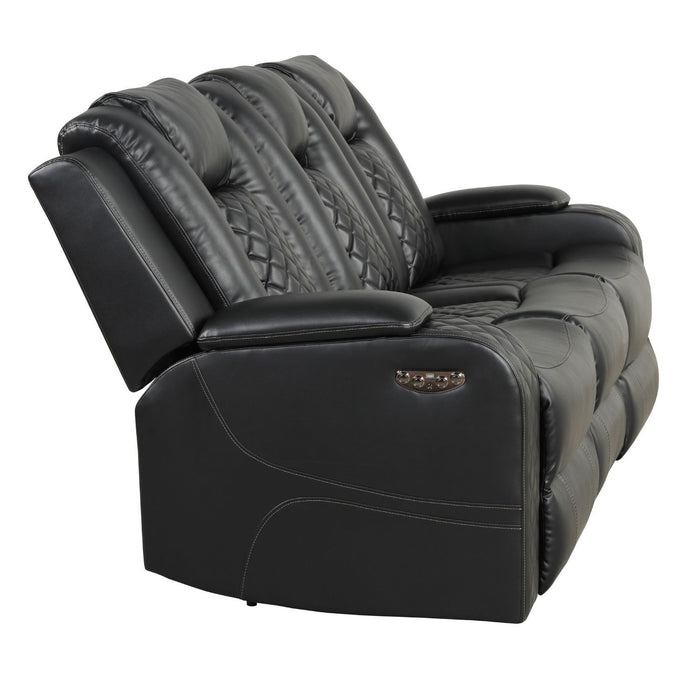 Benz - Power Recliner Set With LED Lighting And USB Charging
