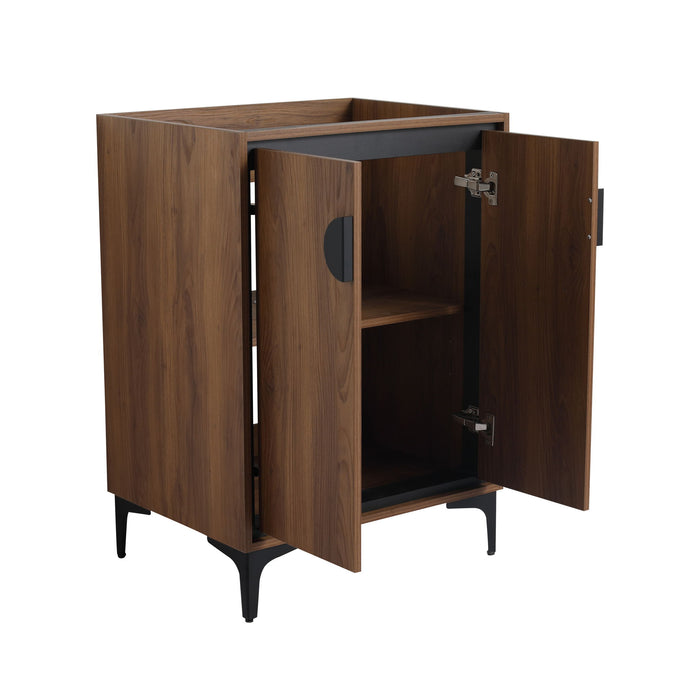Modern Bathroom Vanity Storage Cabinet With Soft Closing Doors And Engineered Wood Construction