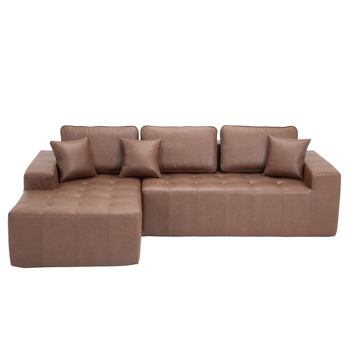 L - Shaped Corner Chaise Sofa Bed