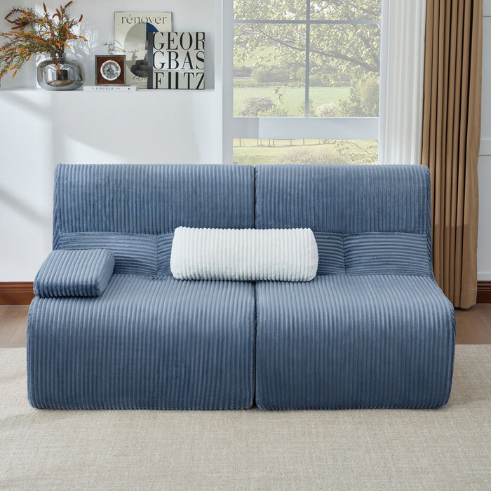 Modern Sectional Loveseat With Ergonomic Design
