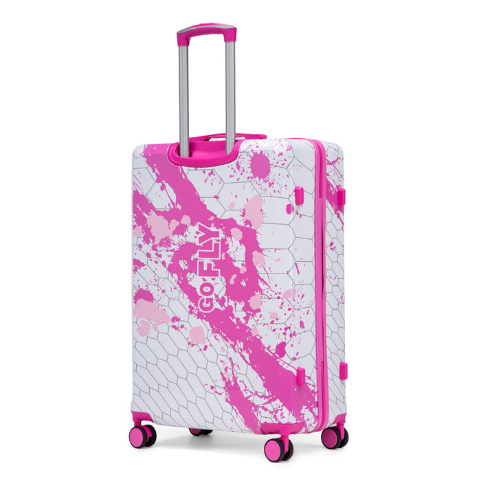 Luggage With Printed Pattern, Combination Lock
