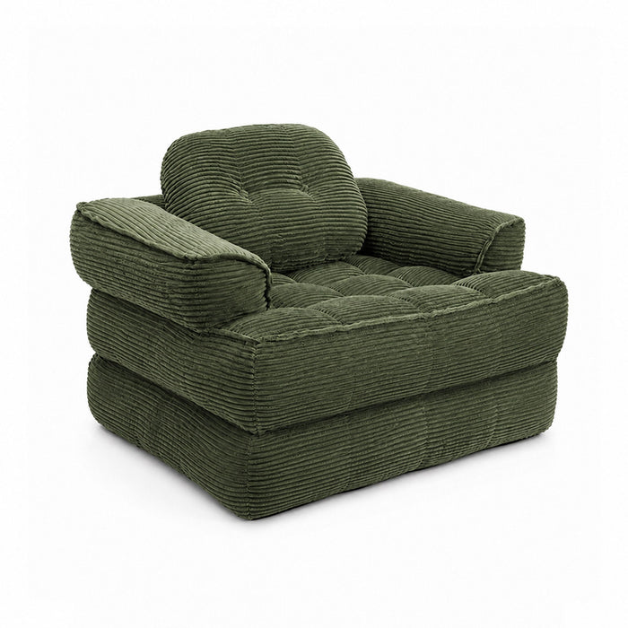 Convertible 2 In 1 Armrest Sofa For Bedroom