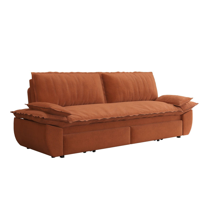 Queen Pull Out Sofa Bed, 3 In 1 Convertible Sleeper Sofa