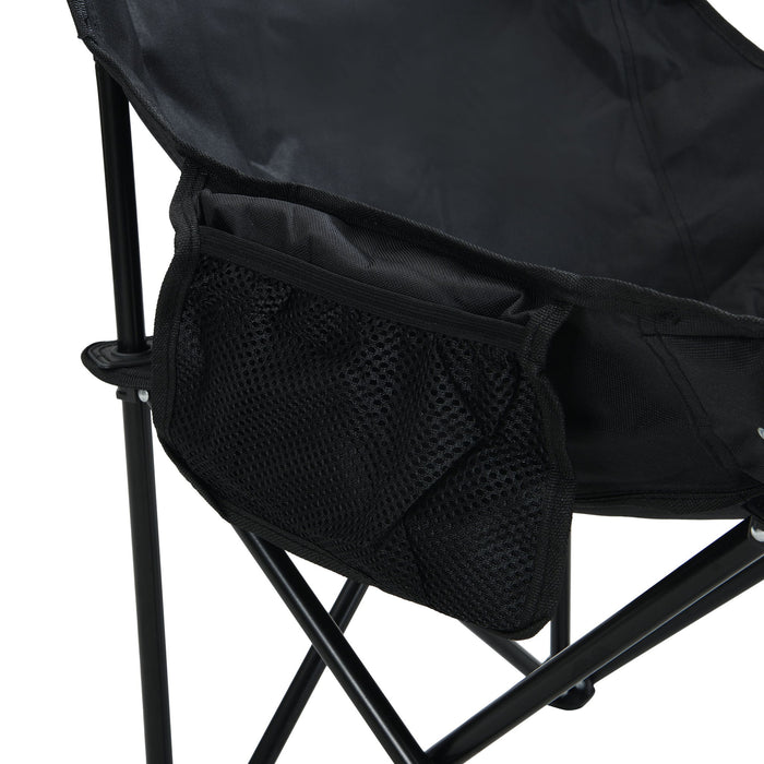 Portable Folding Camping Chairs With Carry Bag (Set of 2)