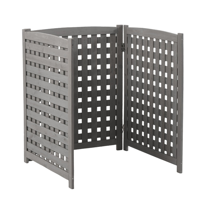 3 Panel Outdoor Air Conditioner Fence Screen