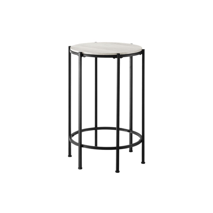 Contemporary Round Accent Table For Living Room