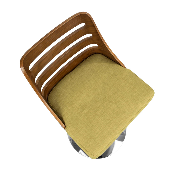 Trevi - Mid Century Modern Adjustable Barstool With Swivel