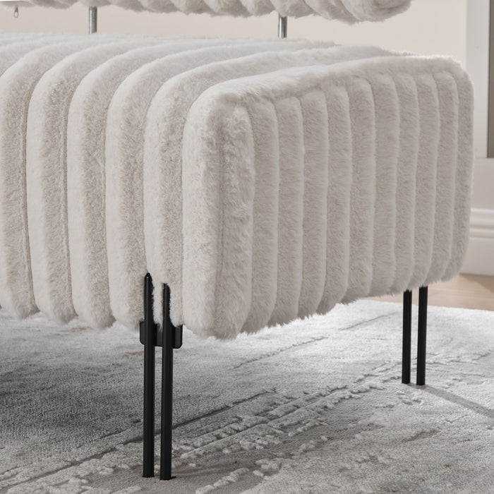 Mini Loveseat With Adjustable Backrest