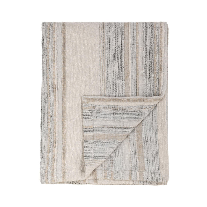 Throws - 50" x 70" TC Rockport Throw - Ivory Multi