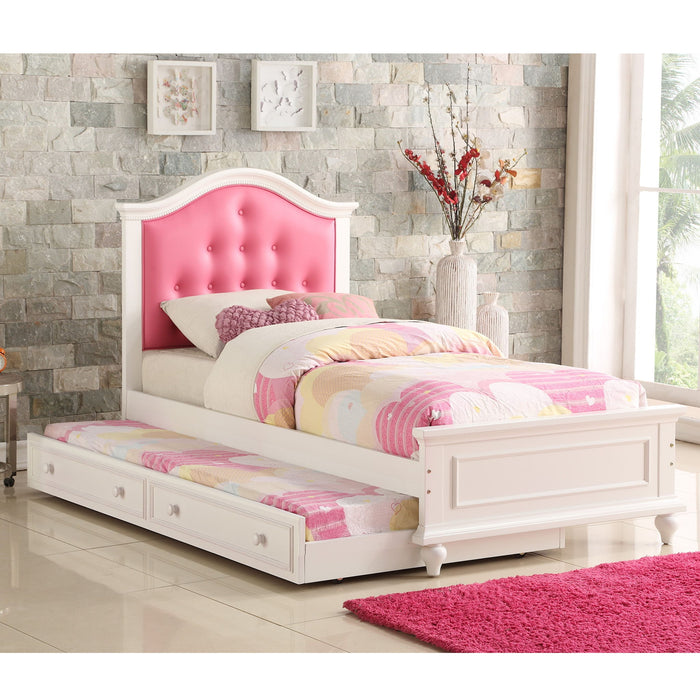 Contemporary Style Bed With Trundle