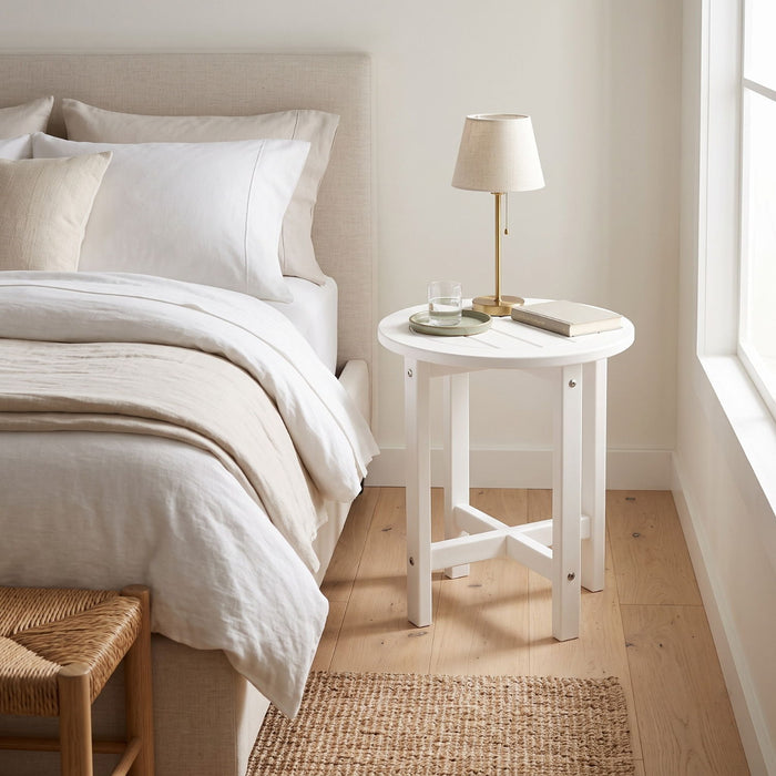 Round Outdoor Side Table